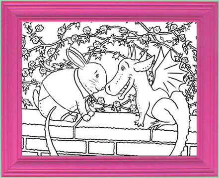 Bunny and dragon